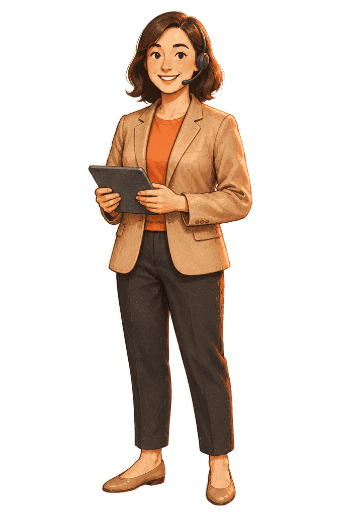 Illustration de Aria, agent accueil